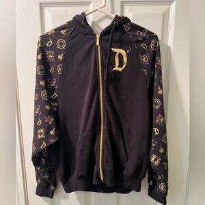 DISNEYLAND NWOT Sleeping Beauty Castle Zip Hoodie for Adults Size medium